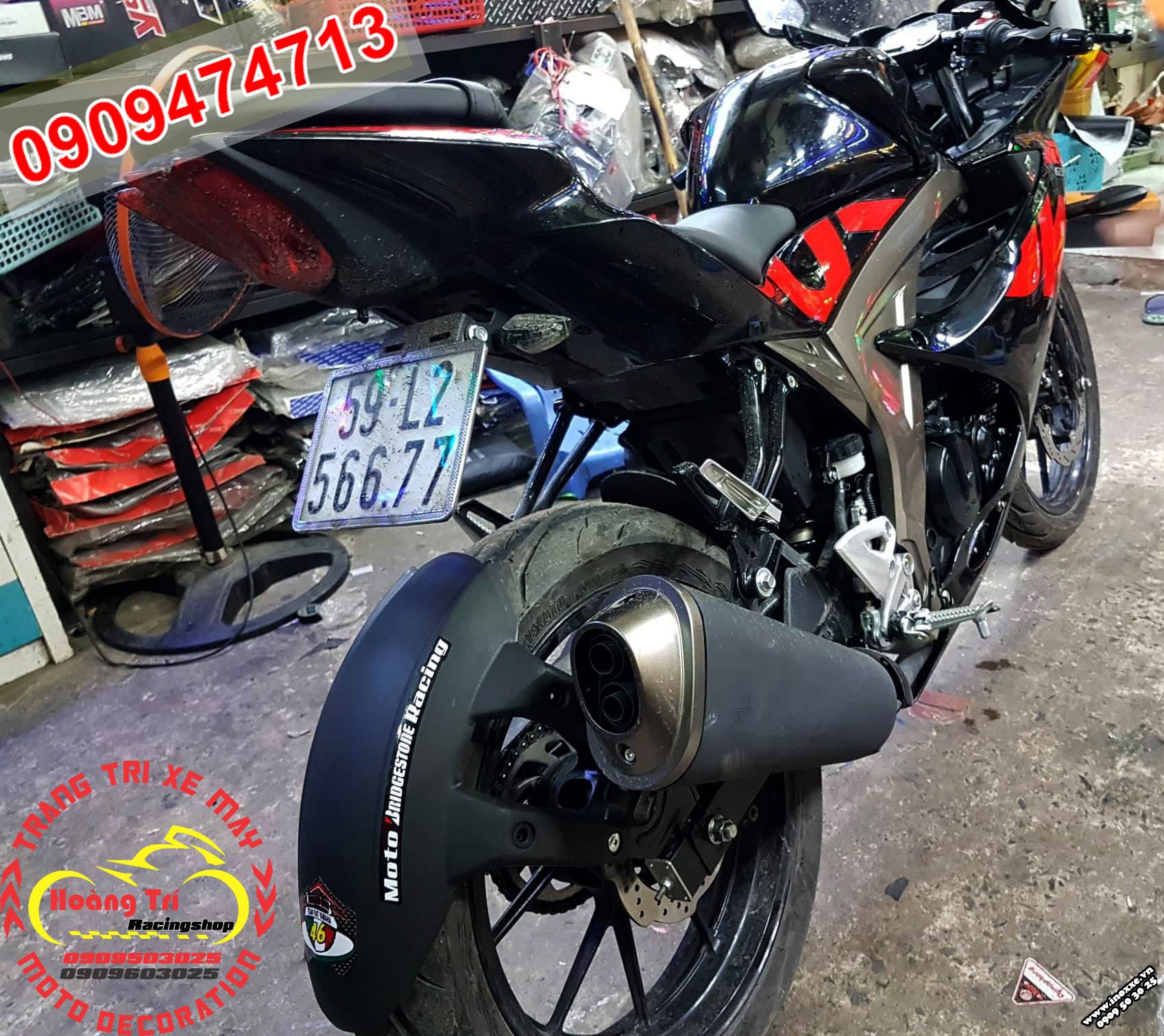 Độ dè chắn bùn Suzuki GSX s150